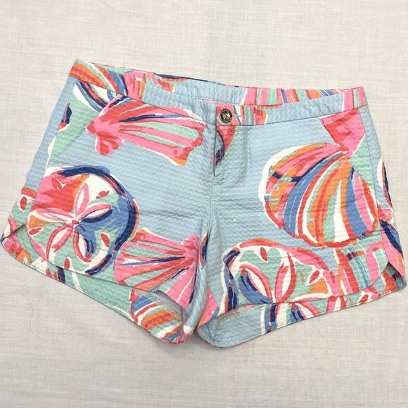 Lilly Pulitzer Women’s Adie Textured Shorts Size 0 - Picture 1 of 6
